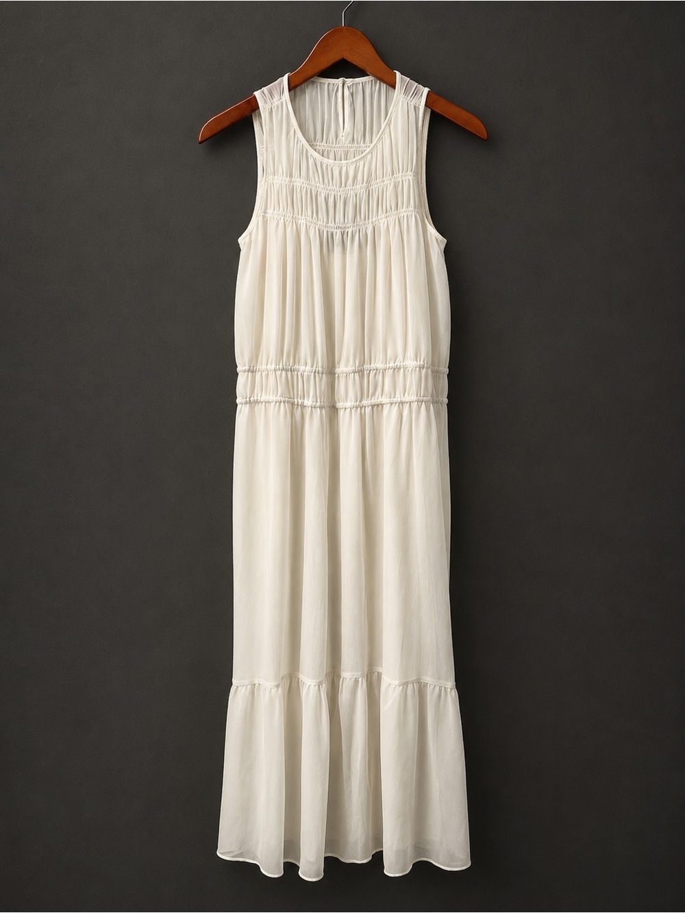 A New Day Cream Sleeveless Maxi Dress – Size Small NWT